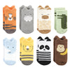 Hudson Baby Unisex Baby Cotton Rich Newborn And Terry Socks, Zoo Animals, 6-12 Months