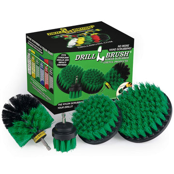 Cleaning Supplies - Kitchen Accessories - Drill Brush - Stove - Oven - Sink - Backsplash - Flooring - Cast Iron Skillet - Spin B