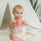 Dr. Brown'S Milestones Narrow Sippy Straw Bottle With 100% Silicone Handles, 8Oz/250Ml, Pink, 1 Pack, 6M+