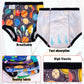 Max Shape 6 Pack Potty Training Underwear For Boys,Washable Baby Boy Toilet Training Pants Training Underwear Fit 2T-6T Black 4T