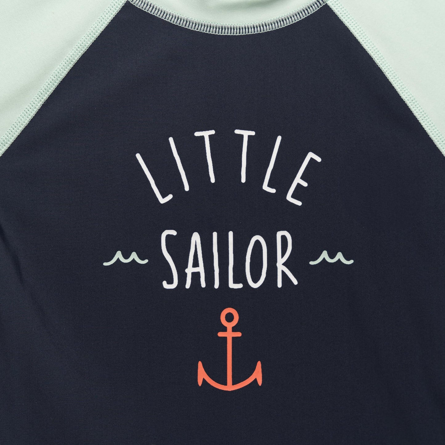 Gerber Boys' Baby Toddler Long Sleeved Rashguard Swim Bathing Suit Set, Anchors, 3-6 Months