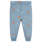 Gerber Baby Boys Toddler 2-Piece Fleece Sweatshirt And Jogger Set, Blue Leaves, 2T