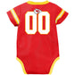 Gerber Unisex Baby Nfl Jersey Onesie Bodysuit, Team Color, 0-3 Months