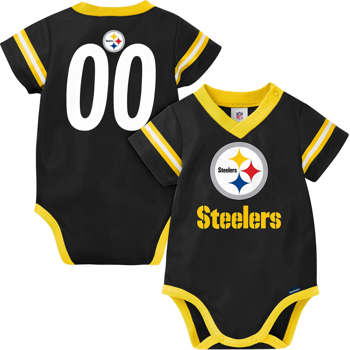 Gerber Unisex Baby Baby Boys Nfl Jersey Onesie Bodysuit, Team Color, 3-6 Months