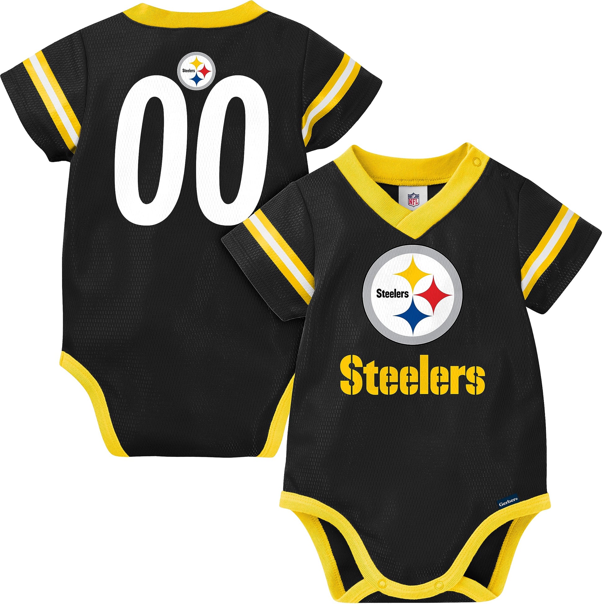 Gerber Unisex Baby Baby Boys Nfl Jersey Onesie Bodysuit, Team Color, 3-6 Months