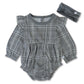 Honestbaby Multipack Short Romper Sets And Dresses 100% Organic Cotton For Infant Baby And Toddler Boys, Girls, Unisex, Gray Pla