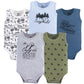 Yoga Sprout Cotton Bodysuit, 5 Pack, Adventure, 12-18 Months