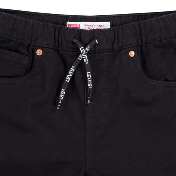 Levi'S Boys' Skinny Fit Pull On Jeans, Black, 3T