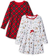 Hudson Baby Infant And Toddler Girl Cotton Dresses Woodland Friends, 4 Toddler