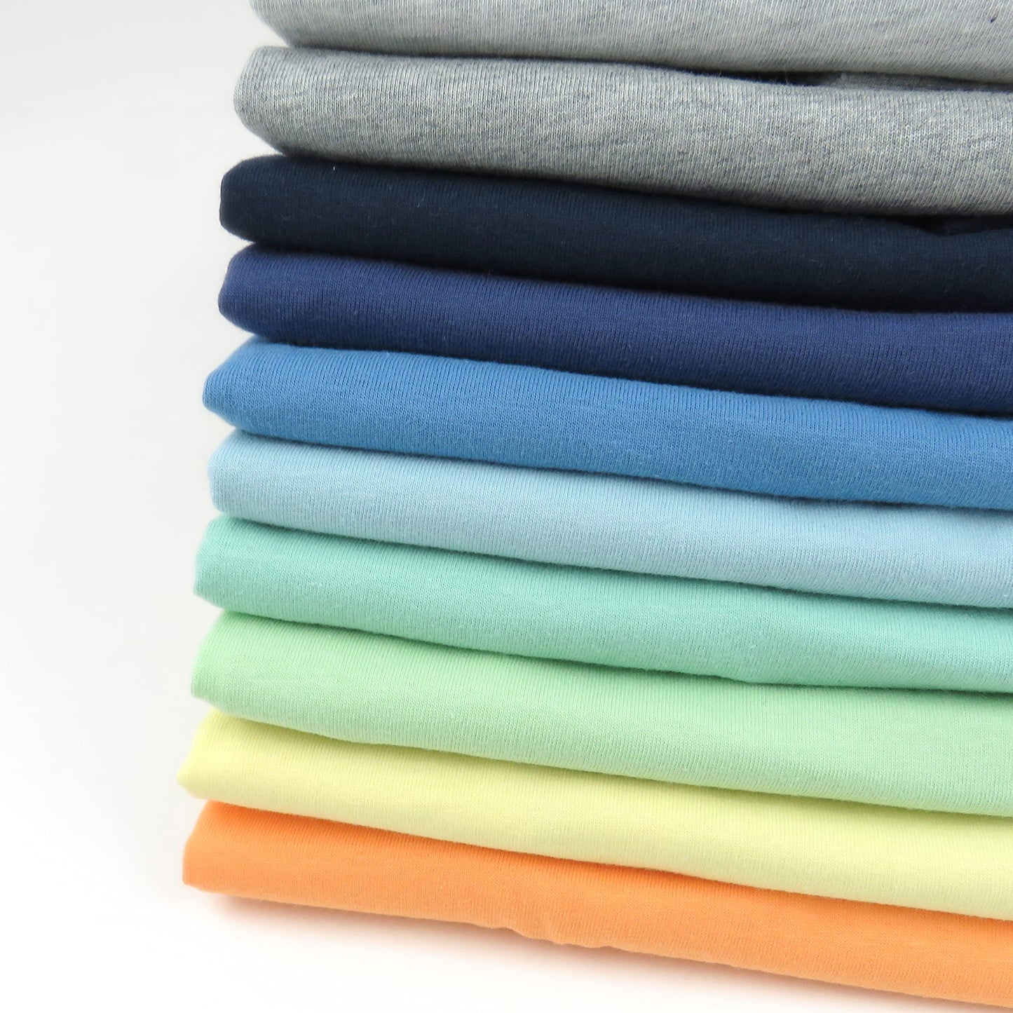 Honestbaby Multipack Long Sleeve T-Shirts Tee 100% Organic Cotton Infant Baby, Toddler, Little Kids Boys, Girls, Unisex, Rainbow