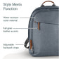 Uppababy Unisex Baby Changing Backpack, Lucy (Rosewood M  Lange/Saddle Leather)