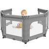 Portable Playpen For Babies And Toddlers With Foldable Adjustable Shape & Size, 21 Square Feet, Baby Fence