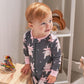 Gerber Baby Girls' 2-Pack Footed Pajamas, Purple Bunny, 3 Months