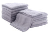 Spotted Play Soft 12 Pack Baby Washcloths - Extra Absorbent Wash Clothes For Newborns, Infants And Toddlers - Suitable For Baby