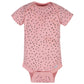 Gerber Baby Girl'S 8-Pack Short Sleeve Onesies Bodysuits, Bear Pink, 6-9 Months
