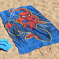 Jay Franco Marvel Spiderman Kids Bath Pool Beach Towel - Super Soft & Absorbent Avengers 100% Cotton Towel, Measures 28 X 58