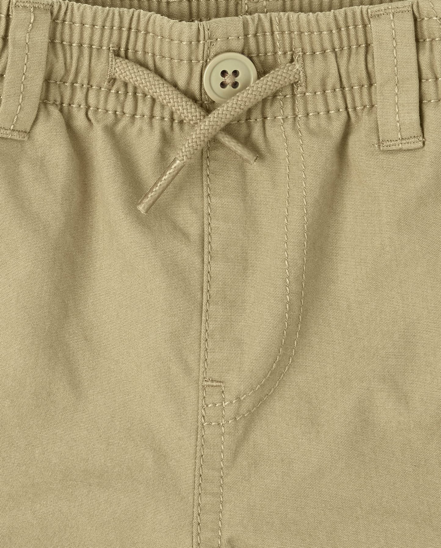 The Children'S Place Baby Boys And Toddler Boys Pull On Slim Cargo Pants, Flax, 2T