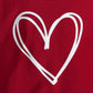 Mommy And Me Valentine'S Day Sweatshirt Love Heart Graphic Family Matching Pullover Casual Long Sleeve Shirt Tops (Kid-Red, 5-6T