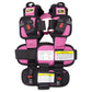 Ridesafer - Extra Small Pink, Lightweight, Compact, Portable Car Seat - Perfect For Travel And Everyday Child Safety