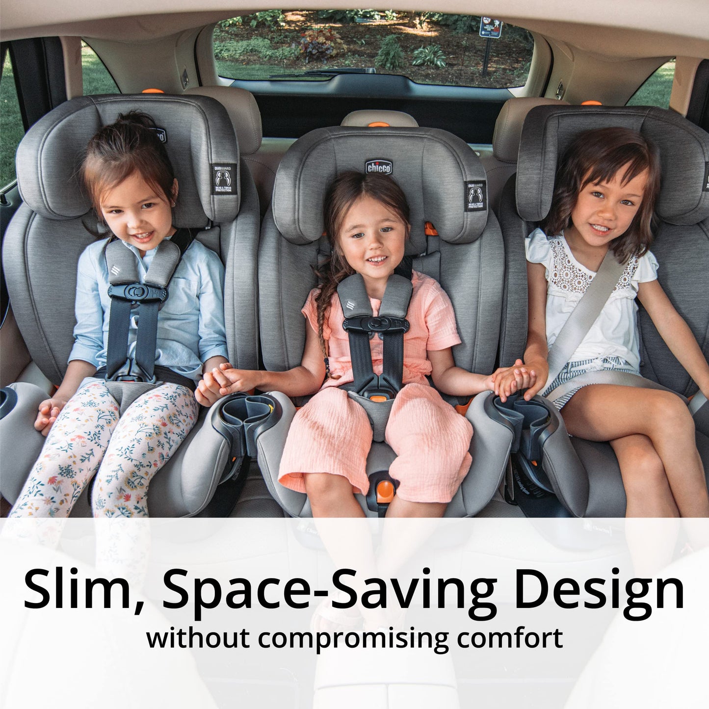 Chicco Onefit Cleartex All-In-One Car Seat, Slim Design, Rear-Facing Seat For Infants 5-40 Lbs., Forward-Facing 25-65 Lbs., Boos