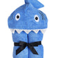 Yikes Twins Hooded Baby Towel For Kids 2-8 | Large 100% Cotton Baby Shark Towel For Boys Or Girls In Blue | Unisex Cute Shark Ba