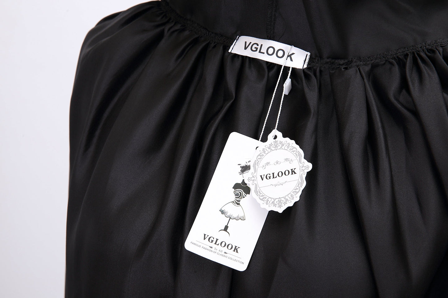 Vglook Kids Halloween Costumes Christmas Cloak With Hood 8-16 Years Black