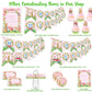 Peter Bottle Wraps - 20 Rabbit Water Bottle Labels - Peter And Rabbit Decorations - Pink Bottle