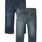 The Children'S Place Baby Boys And Toddler Boys Stretch Straigh Leg Jeans, Aged Indigo/Harland, 6-9 Months