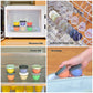 Youngever 18 Sets Baby Food Storage, 2 Ounce Plastic Baby Food Containers With Lids And Labels (Urban Colors)