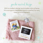 Tiny Ideas Love At First Sight Sonogram Picture Frame, Gender Neutral Ultrasound Keepsake, Ideal Pregnancy Gift, Baby Shower And