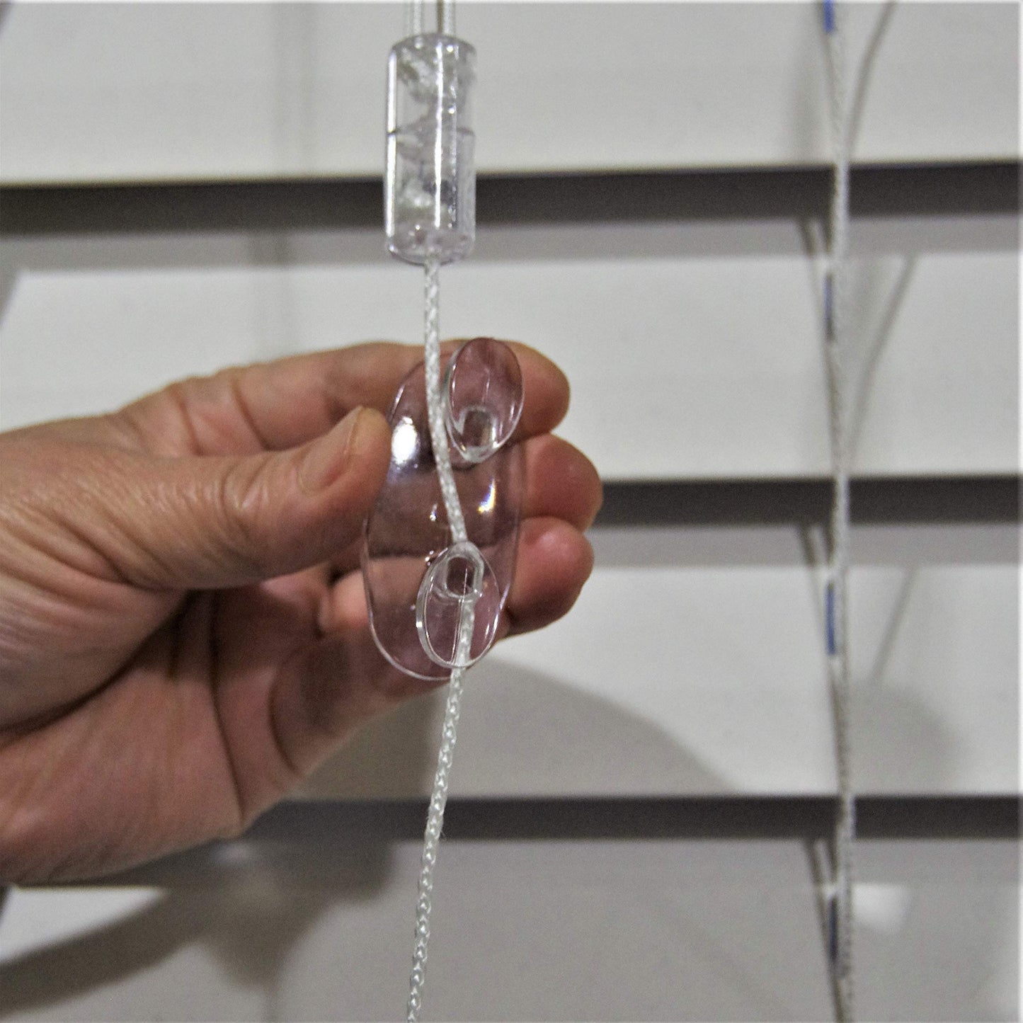 Homeamore Safety Blind Pull Cord Cleats (4 Pack). The Only Clear Eye Pleasing 2-In-1 Pull Chord Winder. Designed For Free Hangin