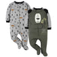 Gerber Baby Boys 2-Pack Sleep 'N Play Bear Green 3-6 Months