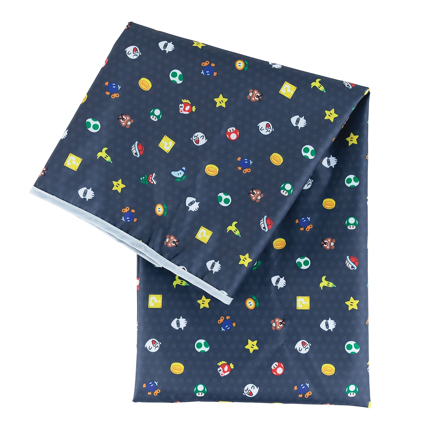 Bumkins Baby Splat Mat For Under High Chair, Nintendo Super Mario Waterproof Washable Cloth For Arts And Crafts, Playtime Mats F