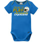 Gerber Nfl Baby Boys' 3-Pack Bodysuit, Sleep 'N Play, & Cap Set, Los Angeles Chargers, 0-3 Months