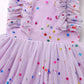 Ibtom Castle Girls Birthday Party Dress Confetti Princess Tulle Dress Toddler Flower Girl Wedding Pageant Dress Spring Easter Bo