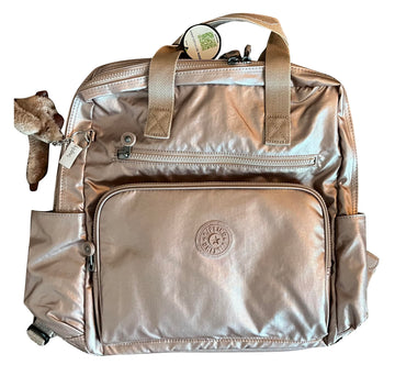 Kipling Audrie Backpack Diaper Bag Quartz Metallic (Quartz Metallic)