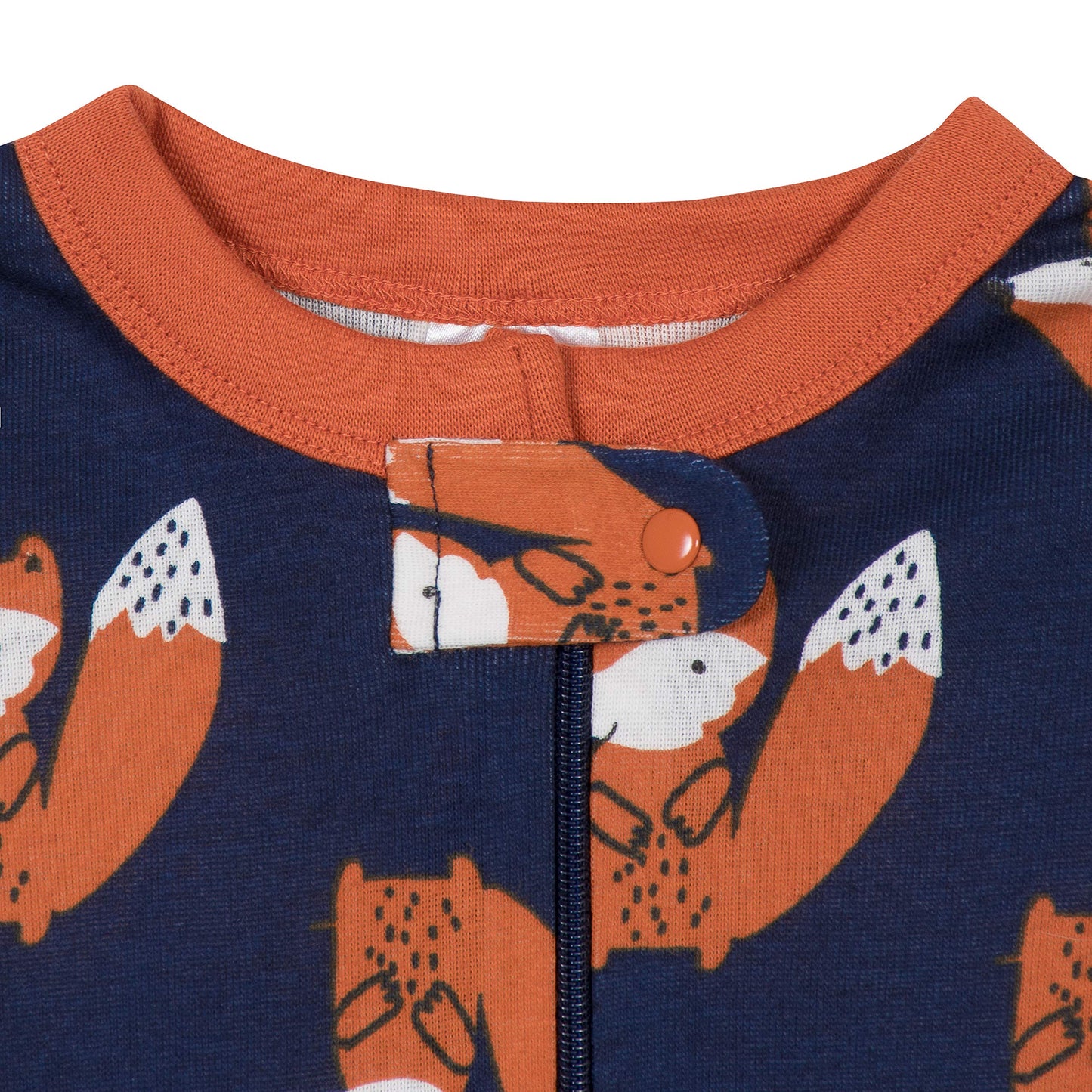 Gerber Baby Boys' Toddler 2-Pack Footed Pajamas, Fox Grey, 3T