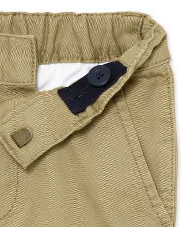 The Children'S Place Baby Boys And Toddler Skinny Chino Pants, Flax 2 Pack, 3T Us