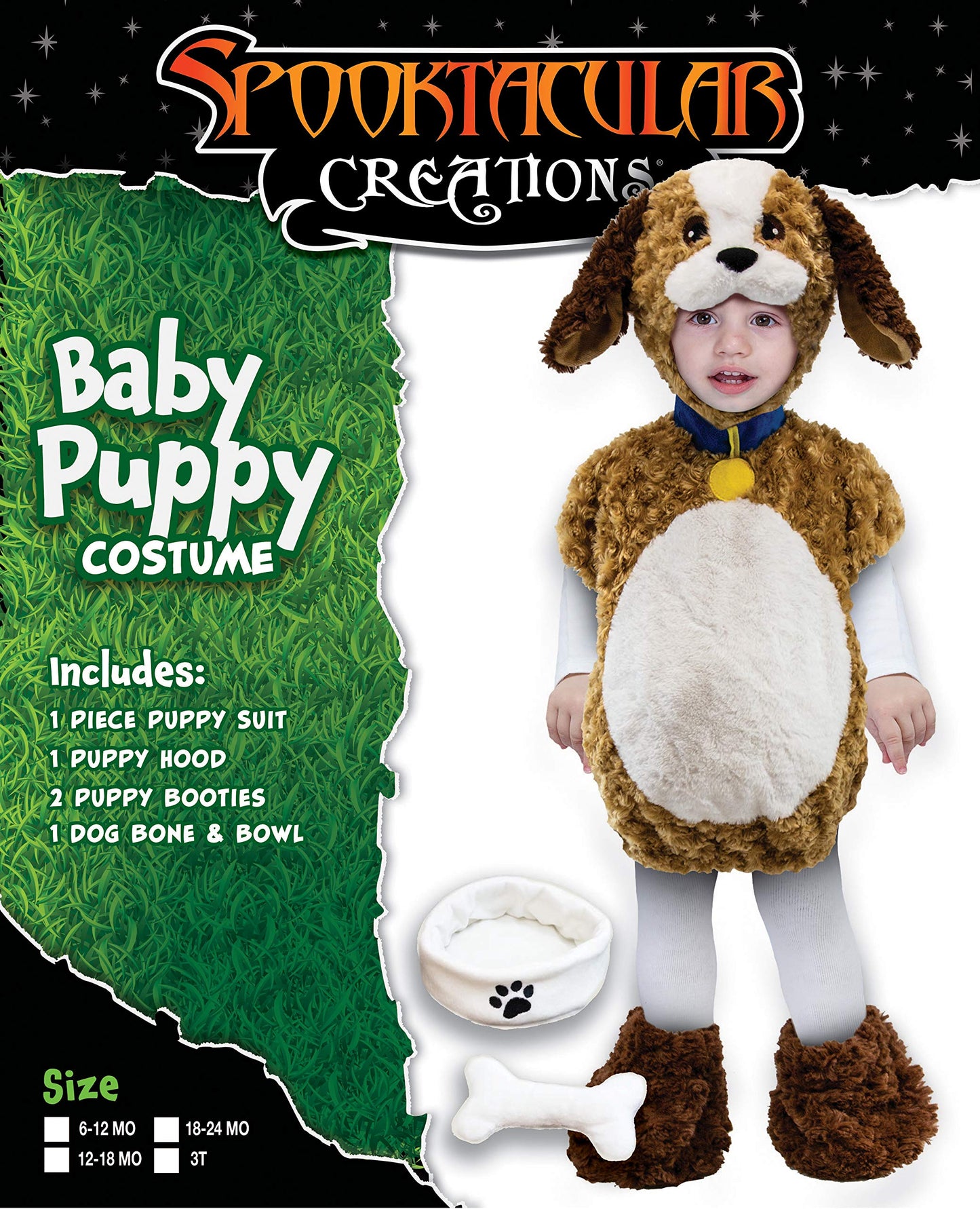 Spooktacular Creations Halloween Baby Puppy Costume For Kids, Toddler Halloween Dress Up Party, Animal Theme Party And Cartoon C