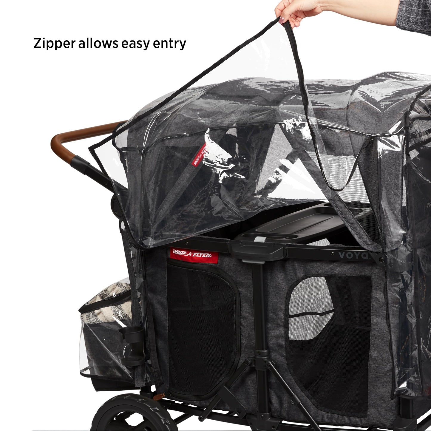 Voya Rain Cover With Bag, Radio Flyer Stroller Wagon Rain Cover