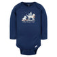 Gerber Baby Boy'S 6-Pack Long-Sleeve Onesies Bodysuit, Snow Much Fun, 12 Months