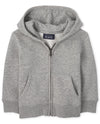 The Children'S Place Baby Boys And Toddler Zip Up Hoodie School Uniform Pullover Sweater, Smoke, 2T Us