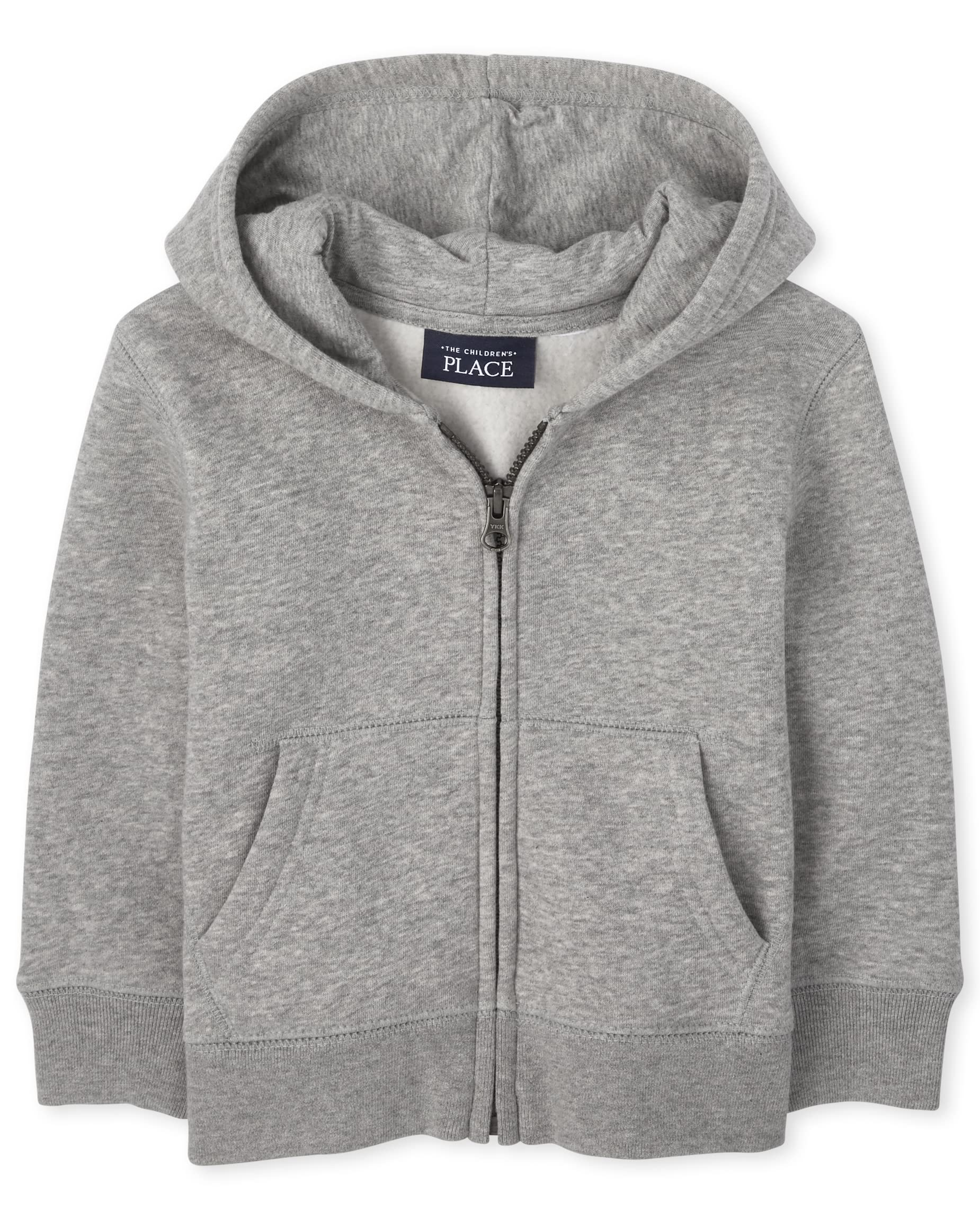 The Children'S Place Baby Boys Gym Hoodie School Uniform Pullover Sweater, Smoke, 4T Us