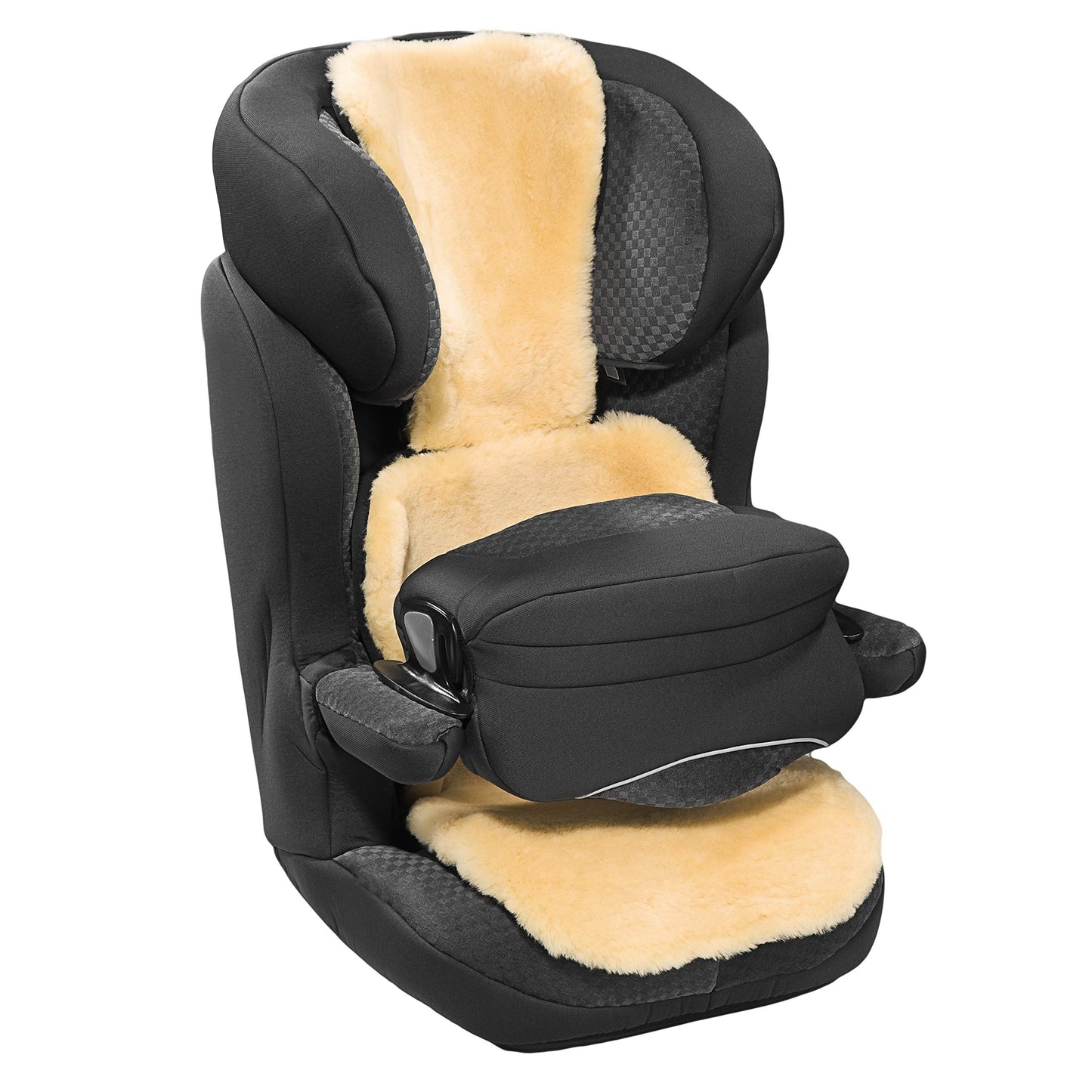 Werner Christ Baby Sheepskin Buggy and car seat Liner, Lambskin Liner Made of Medical Fur, for Children and Babies, Adjustable i