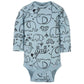 Gerber Baby Boys' 6-Pack Long-Sleeve Onesies Bodysuit, Jungle Blue, 6-9 Months
