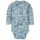 Gerber Baby Boys' 6-Pack Long-Sleeve Onesies Bodysuit, Jungle Blue, 3-6 Months