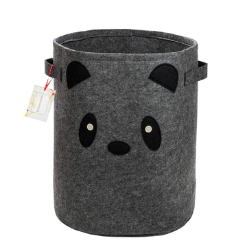 Kids Collapsible Laundry & Toy Basket - Felt Baby Hamper With Strong Handles & Cute Design - Kids & Baby Laundry Basket For Boys