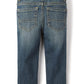 The Children'S Place Baby Boys And Toddler Stretch Straight Leg Jeans, Aged Indigo/Lt Med Stone 2 Pack, 18-24 Months Us