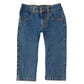 Carhartt Baby Boys Relaxed Fit Denim 5-Pocket Bootcut Jeans, Medium Wash, 6 Months