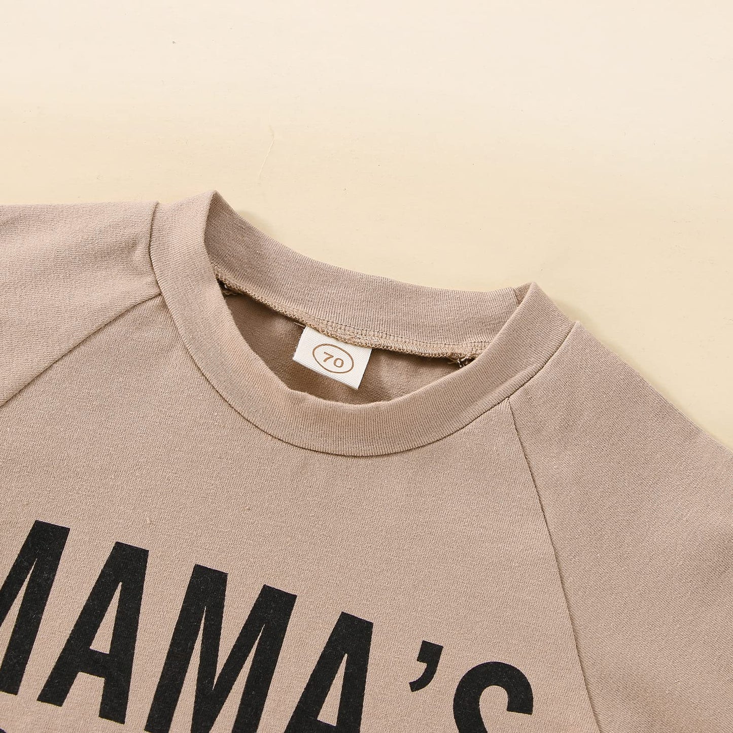 Sasaerucure Kids Toddler Baby Boy Fall Winter Outfits Long Sleeve Shirts Letter Sweatshirt With Pants 2Pcs Clothes Set (Camel, 3